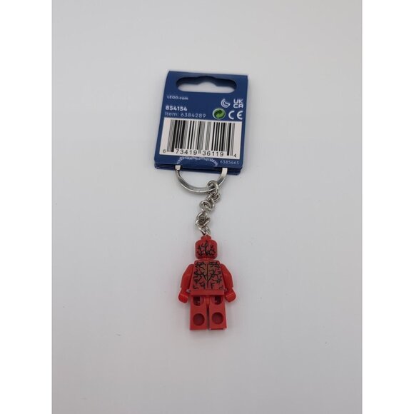 Lego Marvel Super Heroes (854154) Carnage SPIDER-MAN Minifigure Keychain - New - Picture 2 of 2